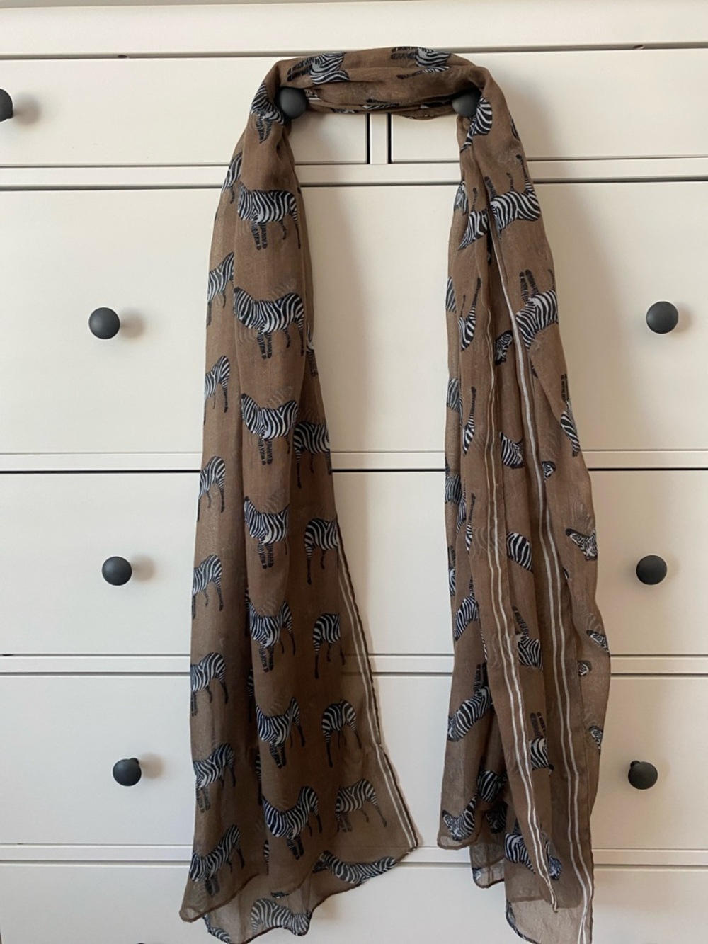 Zebra scarf